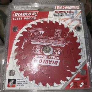 Diablo D053830FMX 5-3/8" x 30 Tooth Diablo Ferrous Cutting Saw Blade New